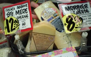 Raw milk cheese trader joes Abbaye St. Mere Morbier 