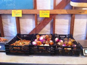 Root Veggies, Waiting to be Weighed