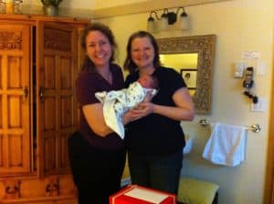 Amy Gordon & Susan birth assistant