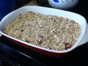 Yummy Strawberry-Rhubarb Cobbler!