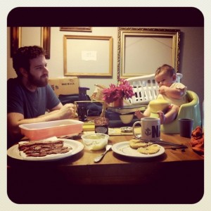 family pancake breakfast