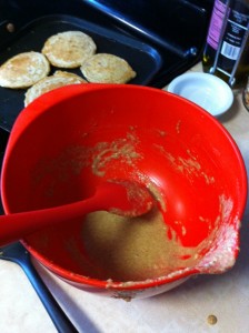 batter bowl pancakes red