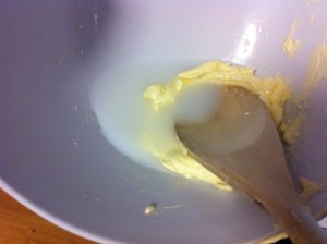 washing the butter raw mlik