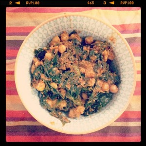 Moorish-Style Chickpea & Spinach Stew