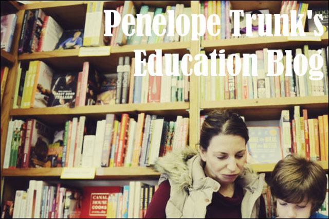 Penelope trunk in library