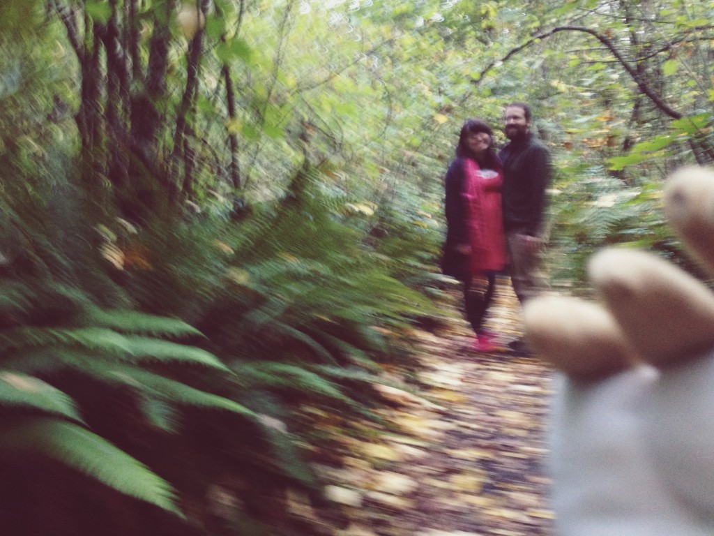 swirly swirl unfocused selfie woods