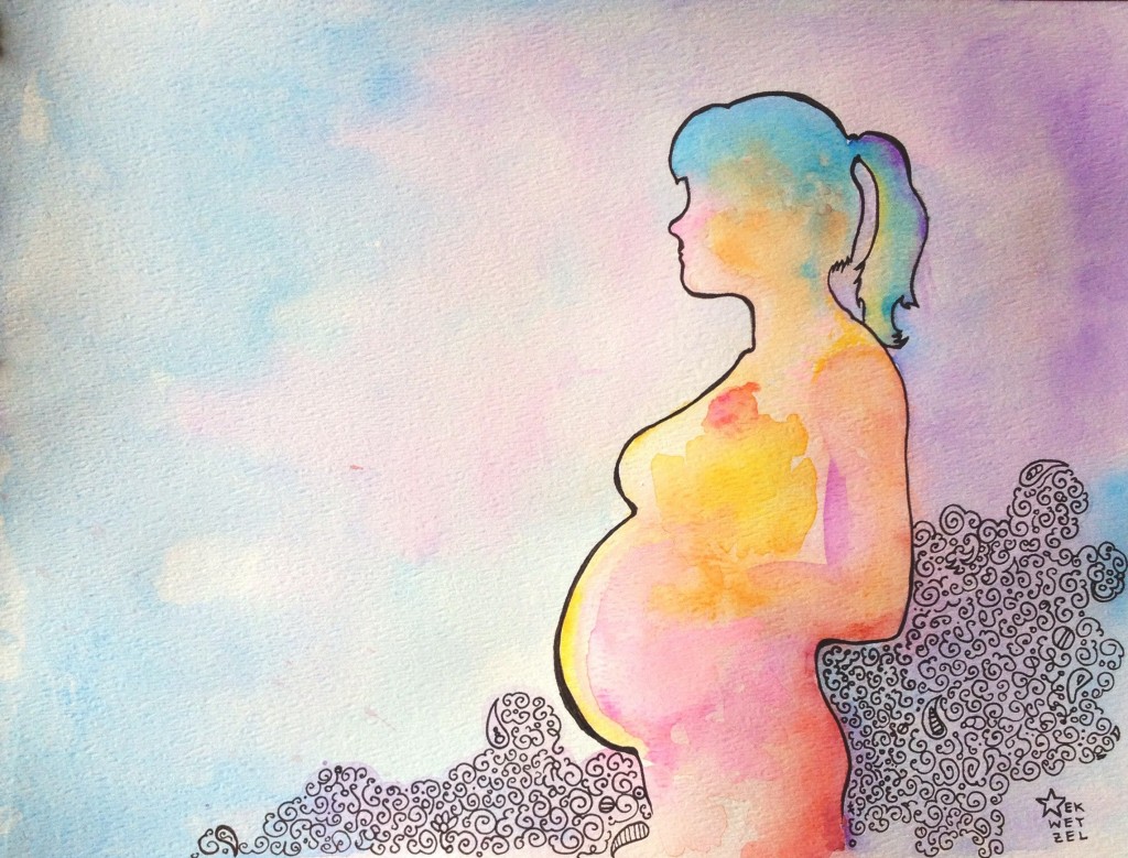 pregnancy synesthesia portrait