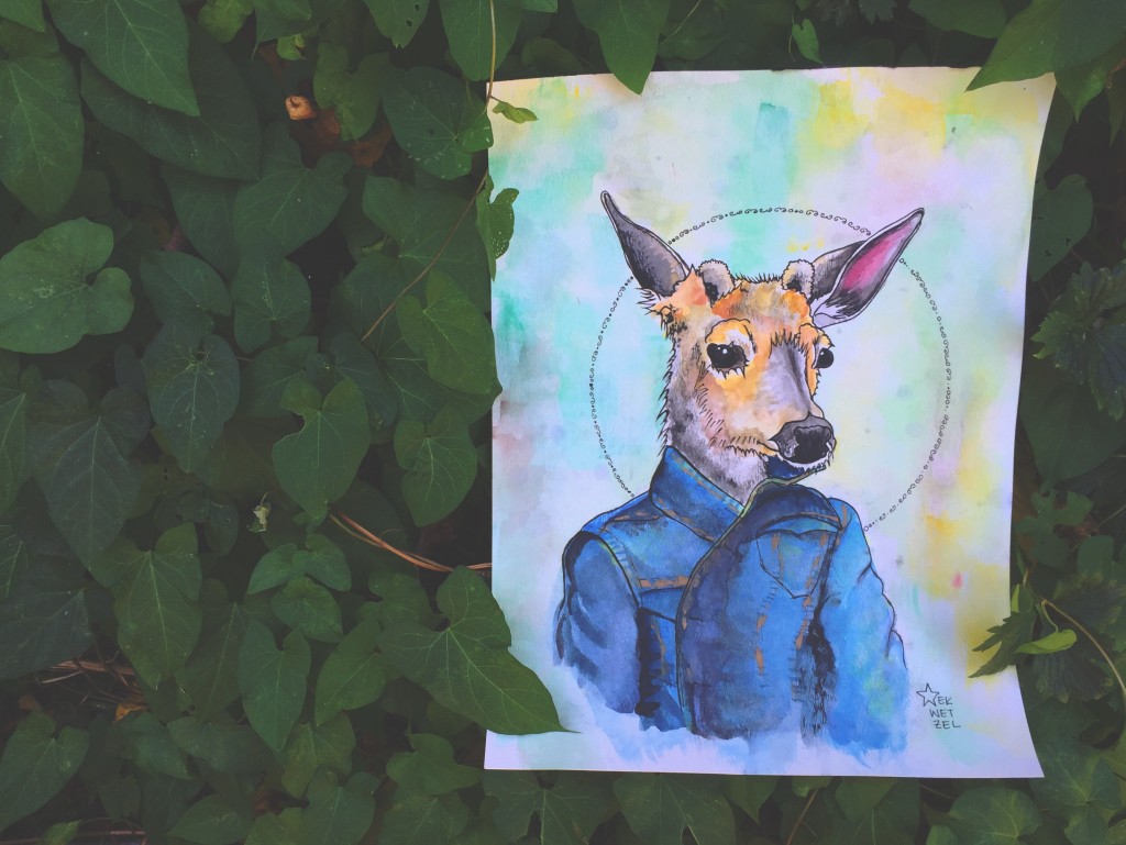 animal personality portrait deer