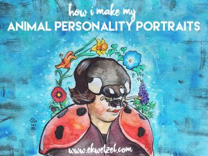 Video: How I Paint My Animal Personality Portraits