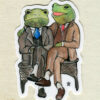 queer frog toad sticker