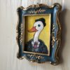 Tiny Treasure - Silly Goose, 2.5 x3.5 inch original artwork - Image 2